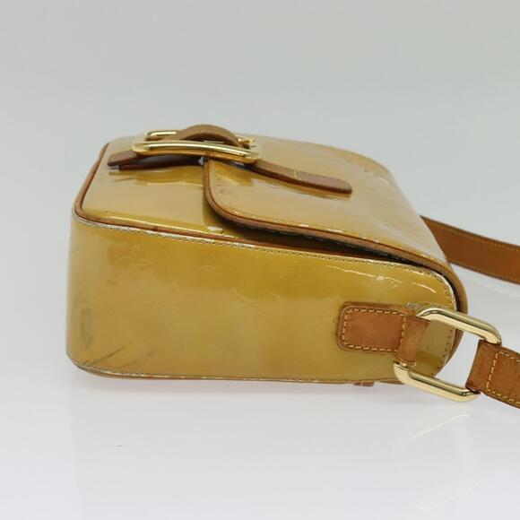 LOUIS VUITTON Monogram Vernis Christie GM Shoulder Bag Beige M91147 - Picture 5 of 12